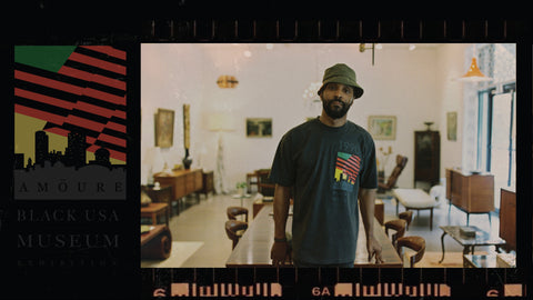 Black USA Museum Tee
