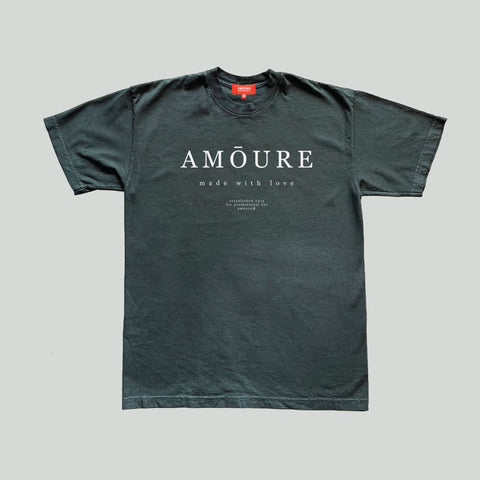 Classic Logo Tee - Hand Dyed Green