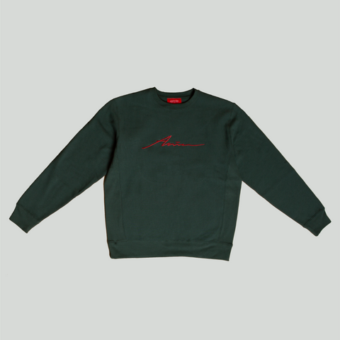 Script Sweatshirt - Green